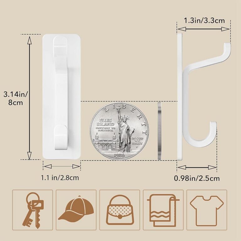 Indoor Storage Heavy-duty adhesive hook